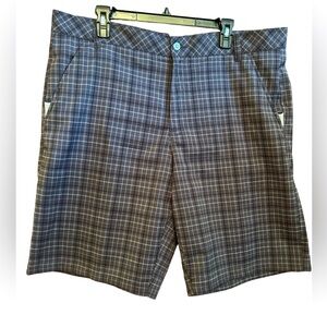 FILA Sport Golf shorts, grey plaid, excellent condition size 38